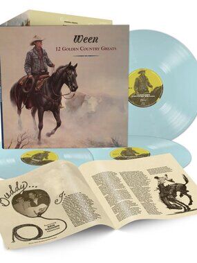 Ween 12 Golden Country Greats Deluxe 3-LP ~ Exclusive Color Vinyl ~ New/Sealed!